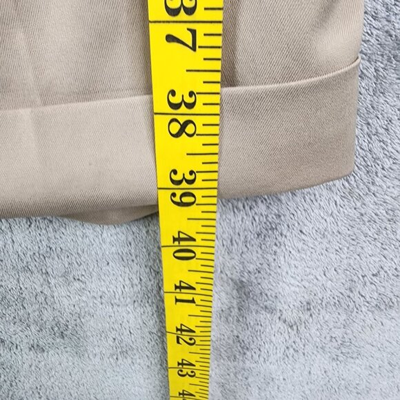 Men's Pro Tour Khaki Dress Pants Golf Hi Rise Polyester Stretch Size 38x29 - Picture 12 of 13